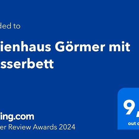 Ferienhaus Goermer Mit Wasserbett Schmolln  Luaran gambar